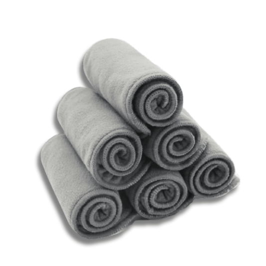 Bamboo Charcoal Inserts for Eco Diapers 8 Pieces 