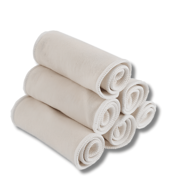 Hemp Cotton Inserts for Eco Diapers 8 Pieces 