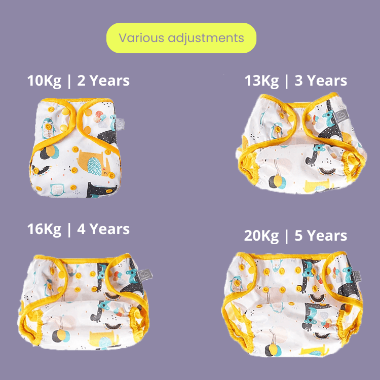 Eco Diaper Extra G 10Kg to 20Kg Elinfant 1 Piece 